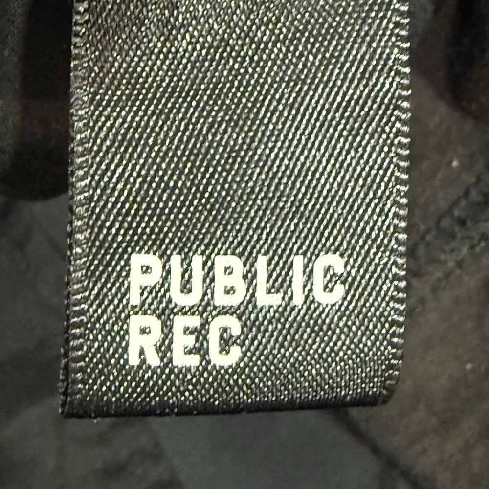 Public Rec Pants Mens Sz 34X32 Black Performance Chino Commuter Travel Stretch